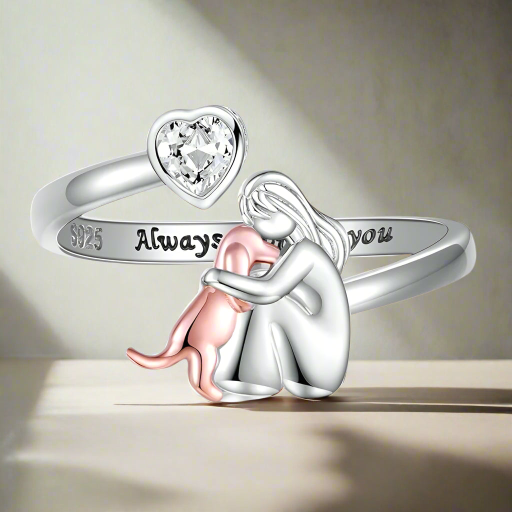 Lirianne - Silver Hug Ring