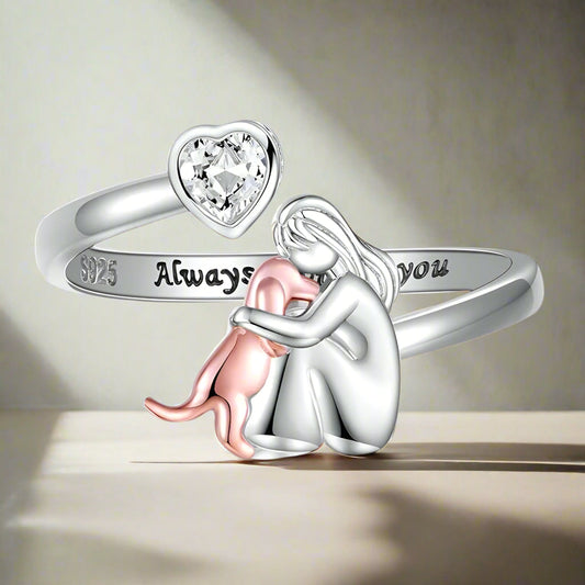 Lirianne - Silver Hug Ring